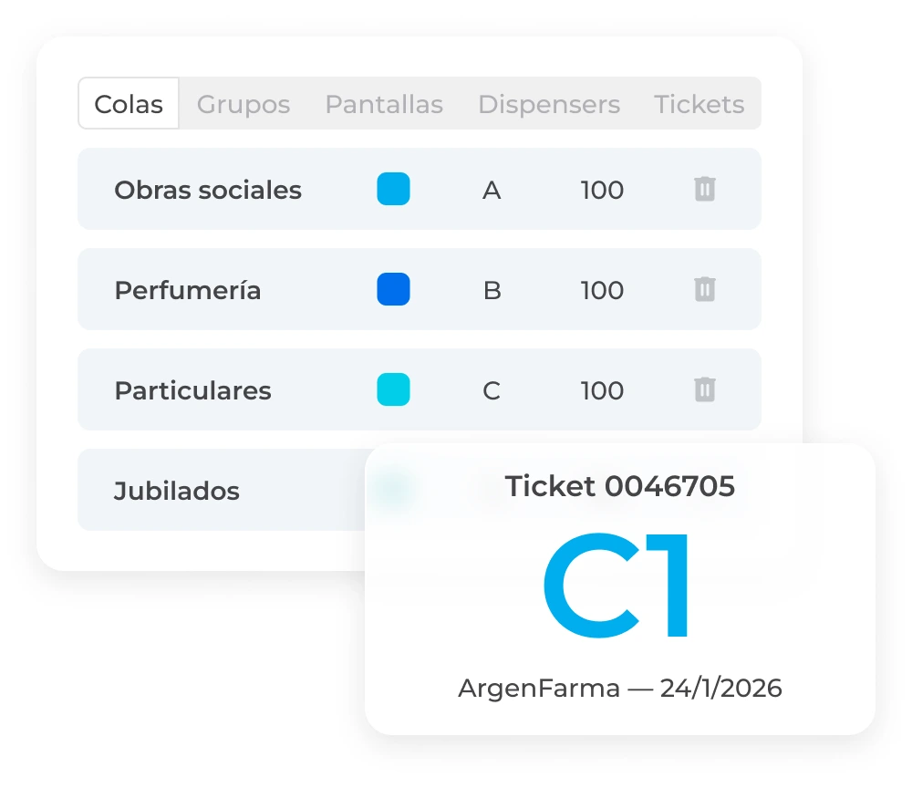 Llamador de turnos